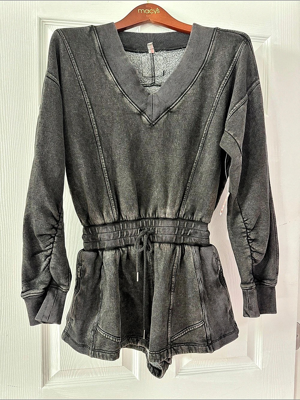 Free People Gray Romper Size XS NWT